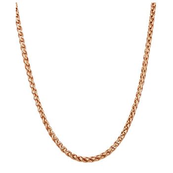 Kagi Helix Petite Necklace - 50cm - 18k Rose Gold