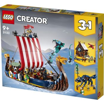LEGO  Creator 31132 Viking Ship and the Midgard Serpent