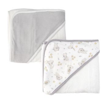 Little Linen Hooded Towel & wash Cloth Set