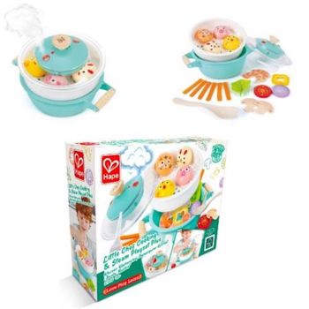 Hape Little Chef Cooking & Steam Playset Plus