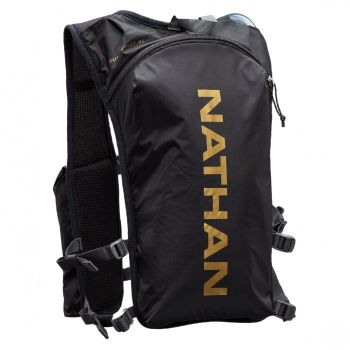 Nathan QuickStart Hydration Pack - 4L/Black/Metallic Gold