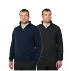 Native World Possum & Merino Lightweight Half Zip Sweater - Charcoal - 2XL Charcoal 2XL