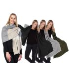 Native World Possum & Merino Travel Wrap - Charcoal - OSFM Charcoal