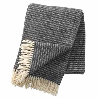 Klippan Lambs Wool Throw - Ralph Light Grey