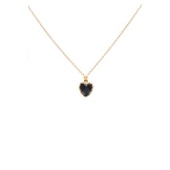 Stolen Girlfriends Club Love Claw Necklace - Onyx 18Ct Gold Plated