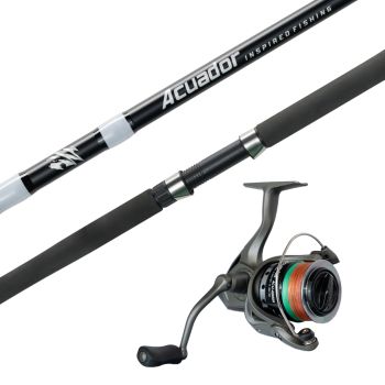 Okuma Acuador 4000 Soft Baiting Rod And Reel Fishing Set