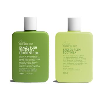 We Are Feel Good Inc Kakadu Plum Sunscreen & Body Lotion Bundle
