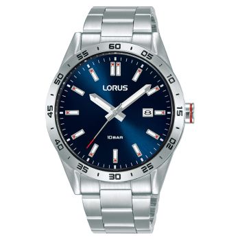 Lorus Mens Sports 100m Water Resistant Watch Blue 40mm