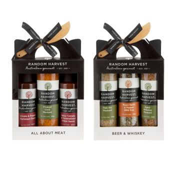Random Harvest Beer & Whiskey & All About Meat - Triple Carry Case Bundle