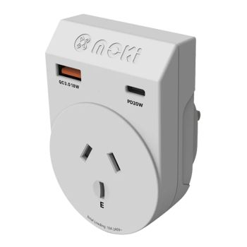 Moki Travel Adaptor PLUS AU/NZ To UK Outbound