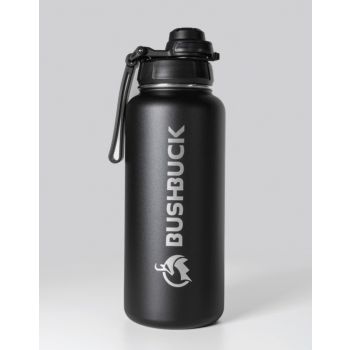 Bushbuck Insulated Drink Bottle Black 950ml