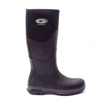 Grubs Tayline High Black Gumboots
