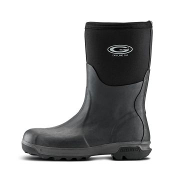 Grubs Tayline Mid Black Gumboots