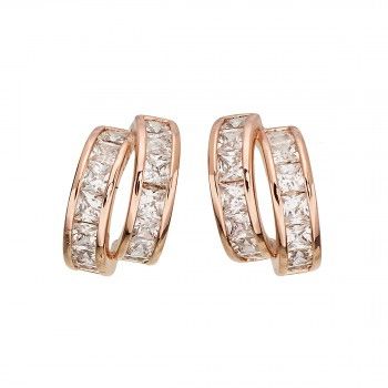 Pica LeLa Entwined Earrings - Rose Gold
