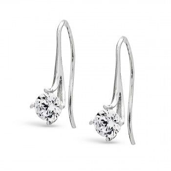 Pica LeLa Prism Earrings - White Gold