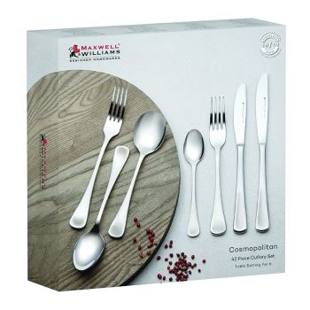 Maxwell & Williams Cosmopolitan Cutlery Set - 42 Piece