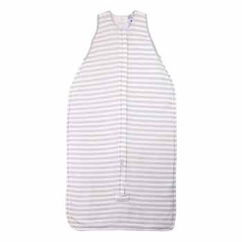 Woolbabe 3 Seasons Front Zip Sleeping Bag - 3-24 months - Pebble
