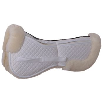 Cavallino Pro-Sorb Lambswool Half Pad - White