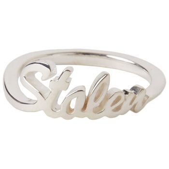 Stolen Girlfriends Club Stolen Script Ring