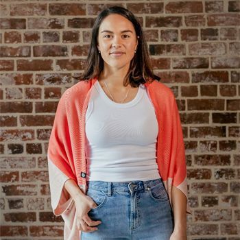 Hello Friday Flo Two Tone Cardigan