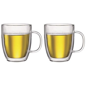 Bodum Bistro Double Walled Jumbo Mug - 2 Piece