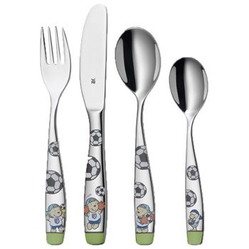 WMF Kids Cutlery Set - Soccer - 4 Piece