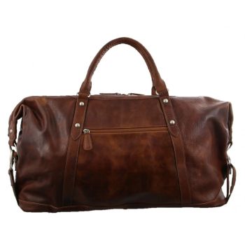 Pierre Cardin Rustic Leather Business/Overnight Bag