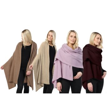 Native World Possum & Merino Ribbed Wrap