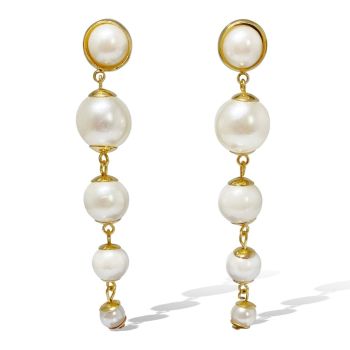 Fabuleux Vous Perle Long Earrings
