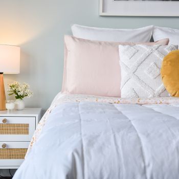 Eiderdown Goose Down Blanket Alpine White