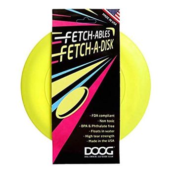 Doog Fetchables Fetch-a-Disc (Yellow)