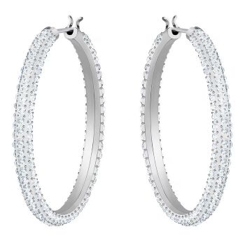 Swarovski Stone Hoop Earrings