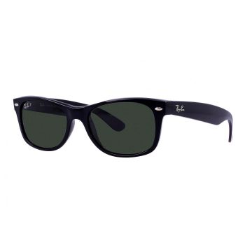 Ray-Ban Wayfarer Polarized Sunglasses Black/Green Classic