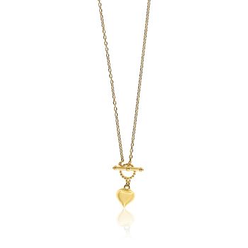 Fabuleux Vous Petite Heart Fob Necklace