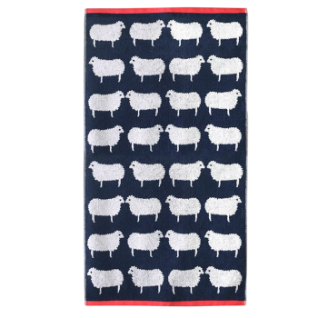 Anorak Organic Cotton Bath Sheet Kissing Sheep