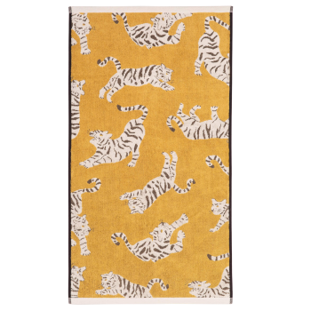 Anorak Organic Cotton Bath Sheet Tiger