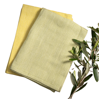 Baksana Herringbone Tea Towels