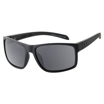 Dirty Dog Blast Polarised Sunglasses Satin Black Grey