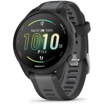 Garmin Forerunner 165 Smart Watch Black Slate Grey