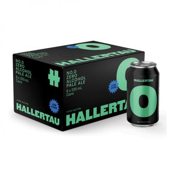 Hallertau 0 Pale Ale 0percent Can 330Ml Case of 24