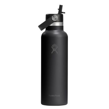 Hydro Flask Standard Mouth Flex Straw Cap 621Ml Black