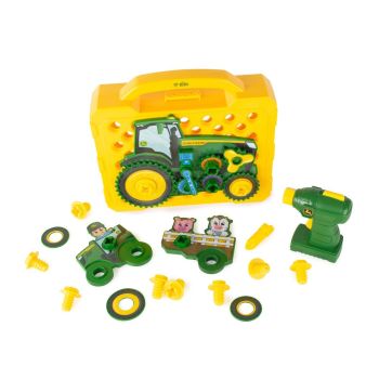 John Deere Build A Buddy Board Green and Yellow 27pc