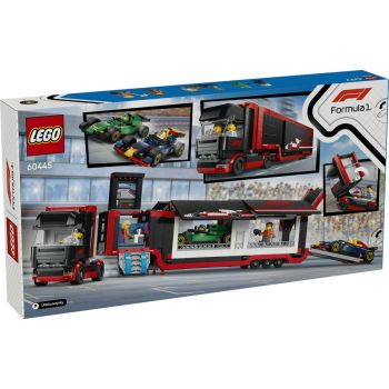 Lego City F1 Truck With Rb20 and Amr24 F1 Cars