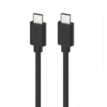 Moki Usb-C To Usb-C Syncharge Cable Jet Black 1M