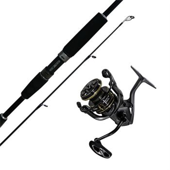 Okuma Inspira 3000 Soft Baiting Rod And Reel Fishing Set