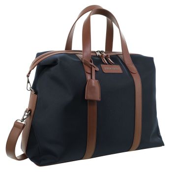 Pierre Cardin 2-Tone Lite Duffle Carry On Black