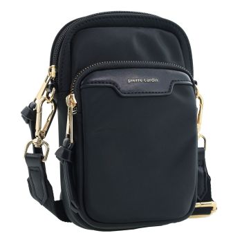 Pierre Cardin Monaco Nylon Everywhere Bag Black