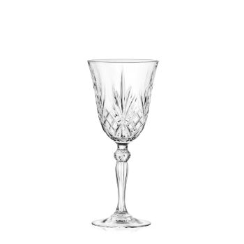 Rcr Glassware Melodia Wine Glasses 270Ml Set 6 Transparent