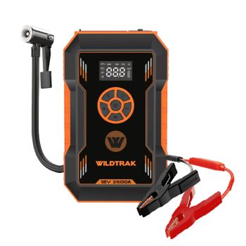 S2500 12V Jumpstarter And Air Compressor Black