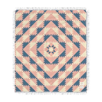 Slowtide Daydream Driftweave Blanket Guava 167 X 203 Cm